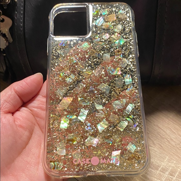 EUC Casemate glitter case with pearl iPhone 11 Pro Max - Picture 1 of 3